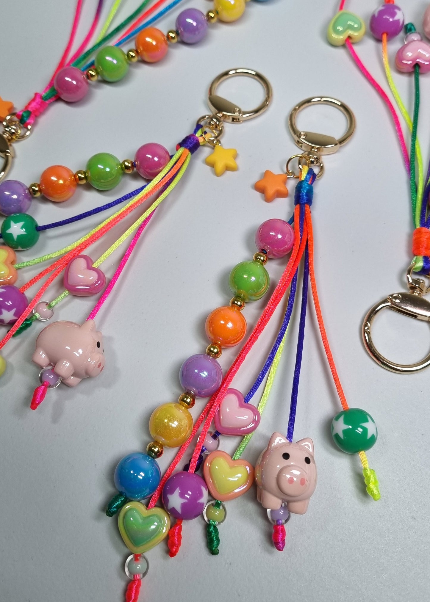Rainbow Piggy BagCharm ππ·