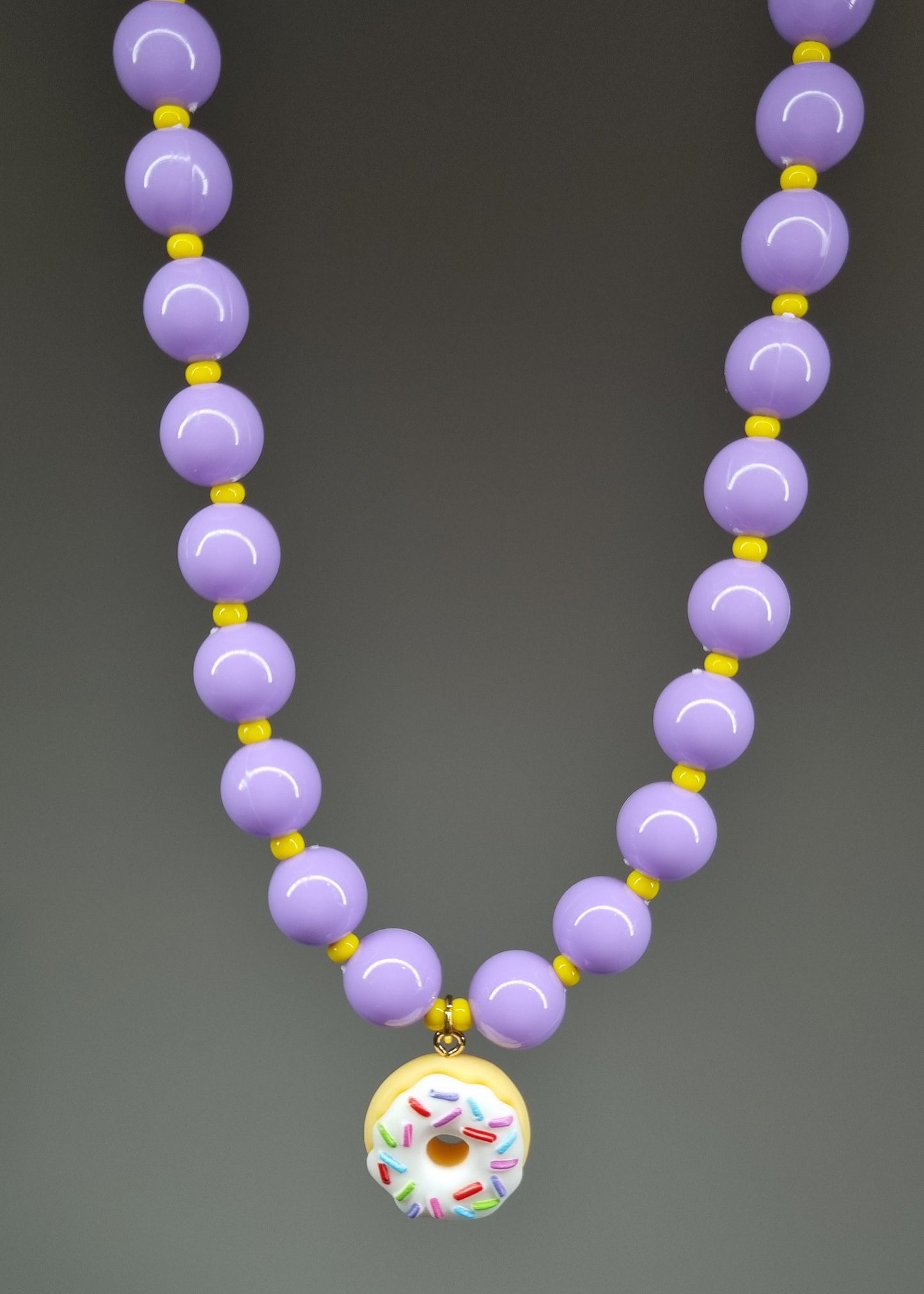 Chunky Necklace – Purple – Donut