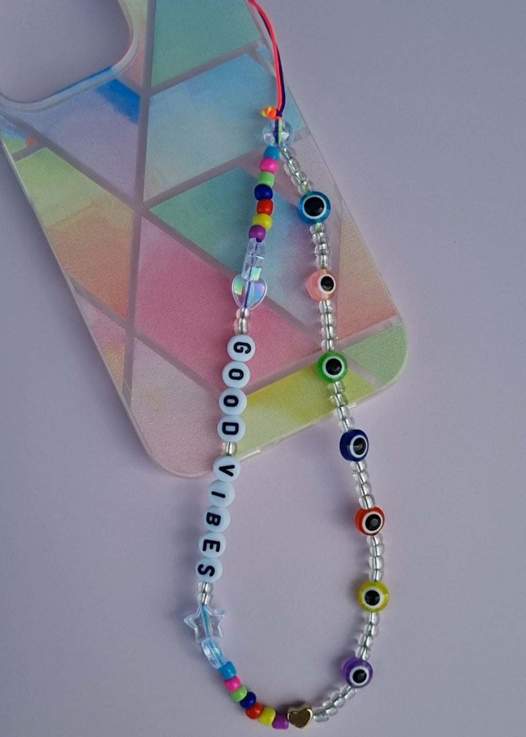 Good Vibes Phone Charm 🧿