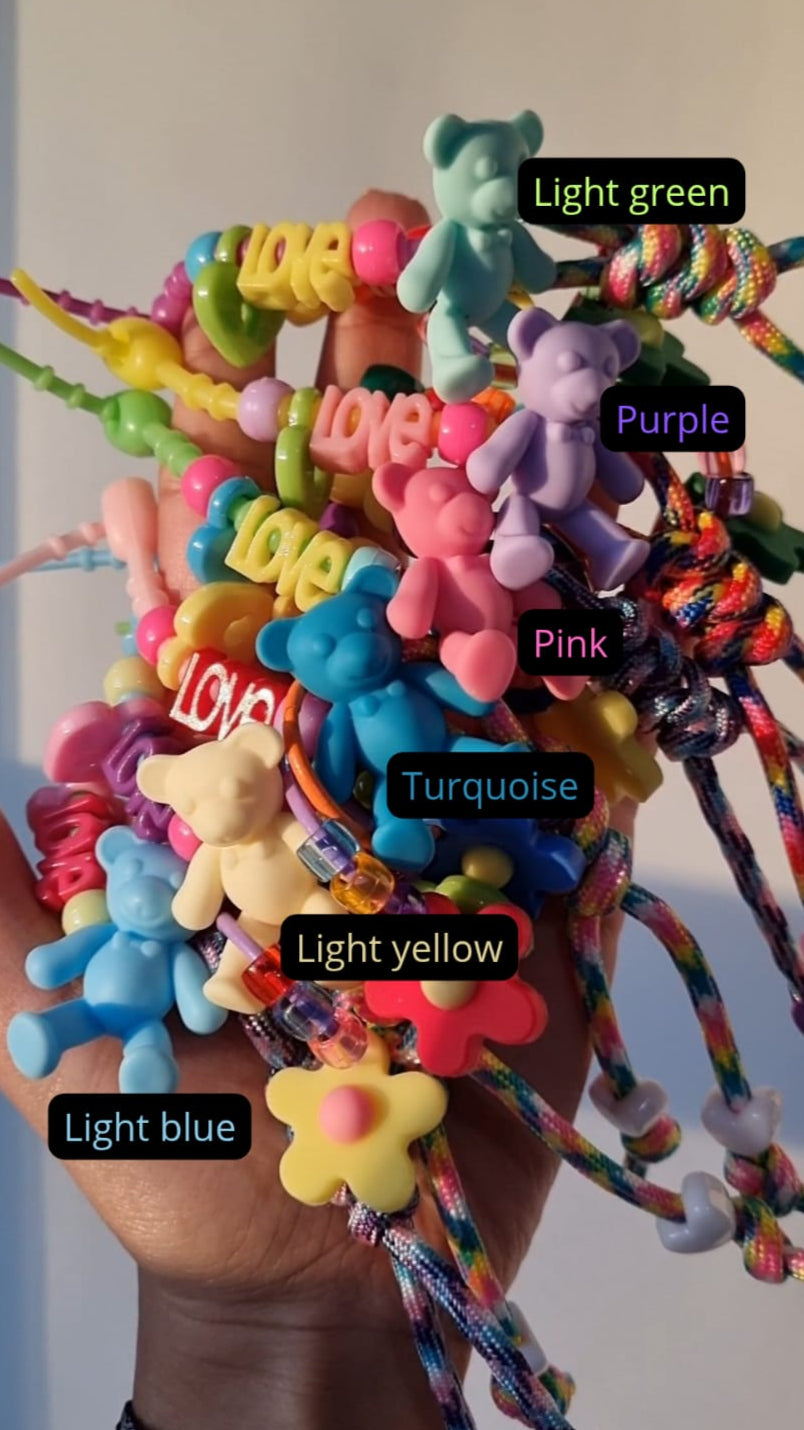 Colorful Bear Bag Charm🧸