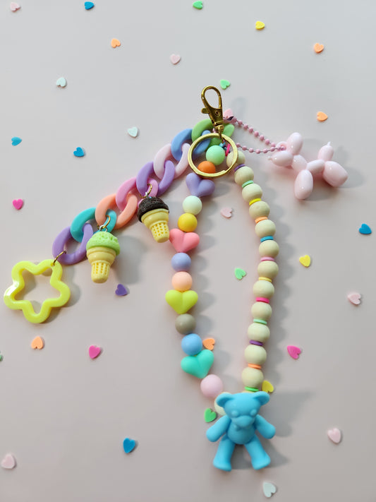 Pastel Colors Keychain 🍭