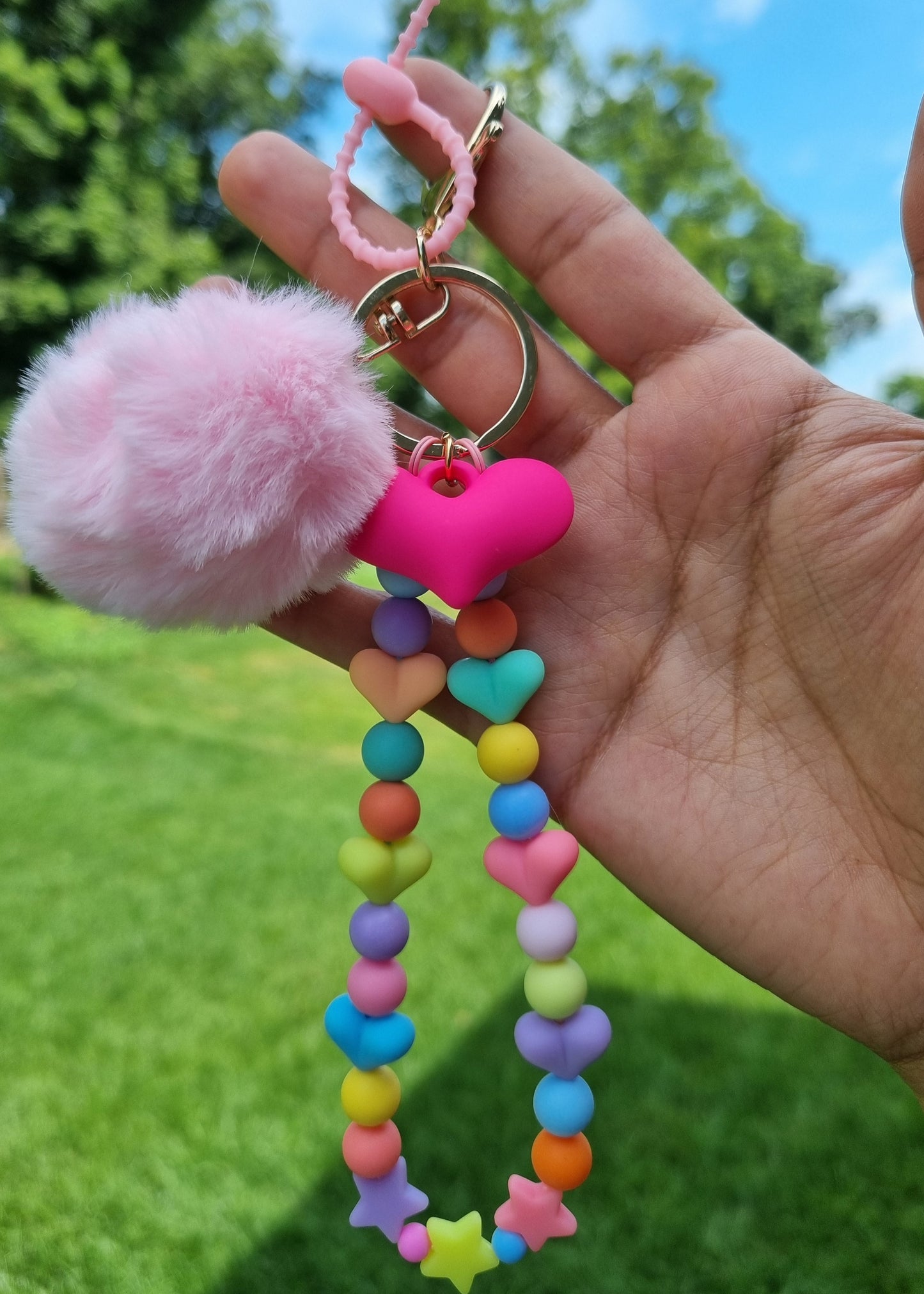 Fluffy Keychain 💗