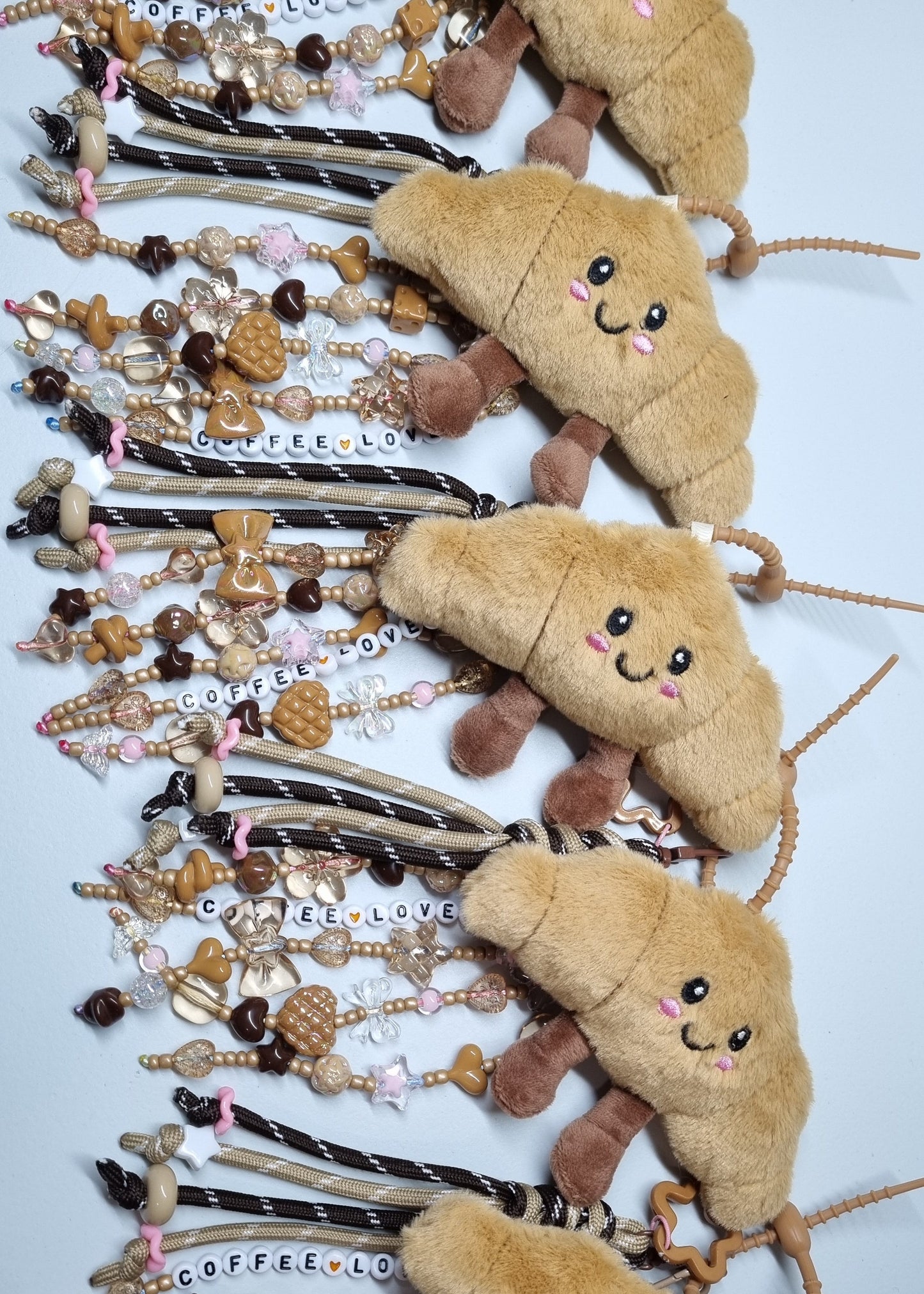 Coffee Lovers BagCharm ☕🥐