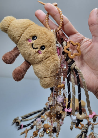 Coffee Lovers BagCharm ☕🥐