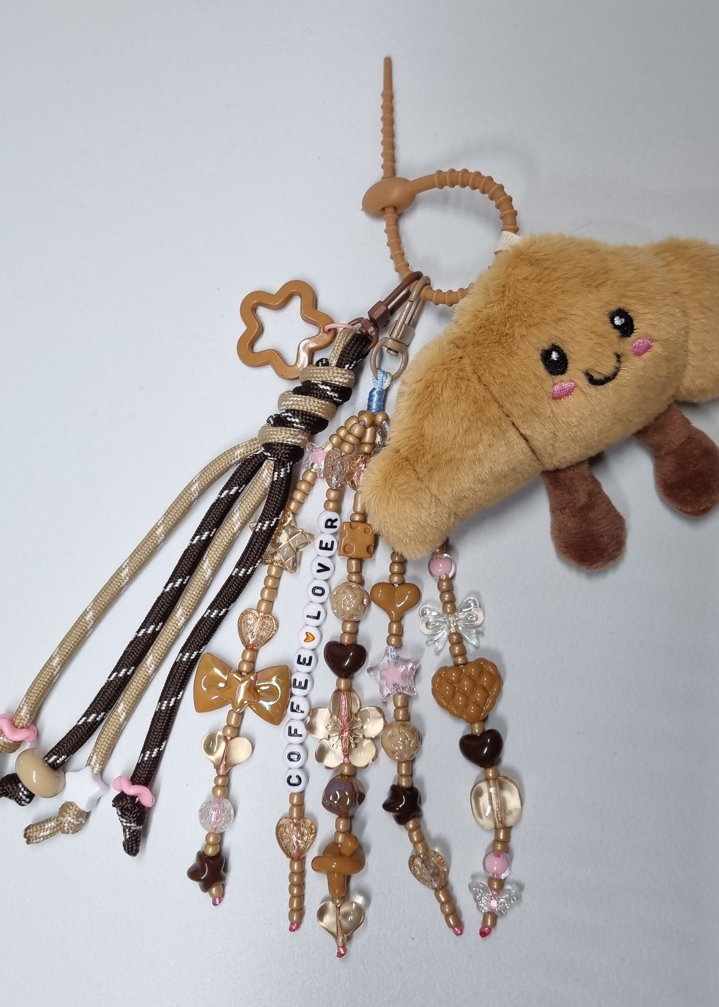 Coffee Lovers BagCharm ☕🥐