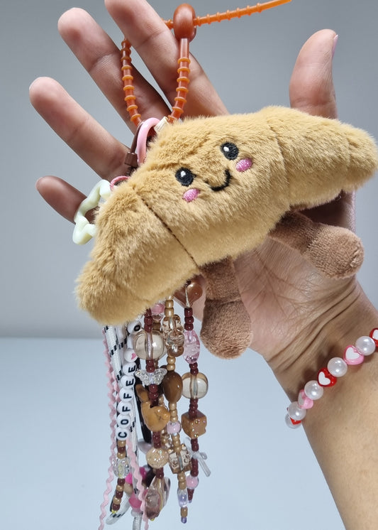 Coffee Lovers BagCharm ☕🥐 Restock