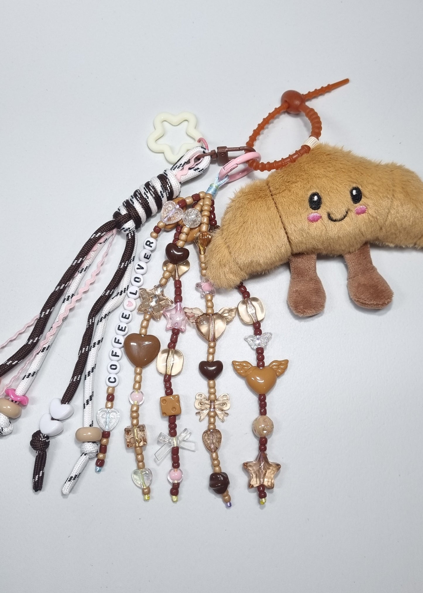 Coffee Lovers BagCharm ☕🥐 Restock