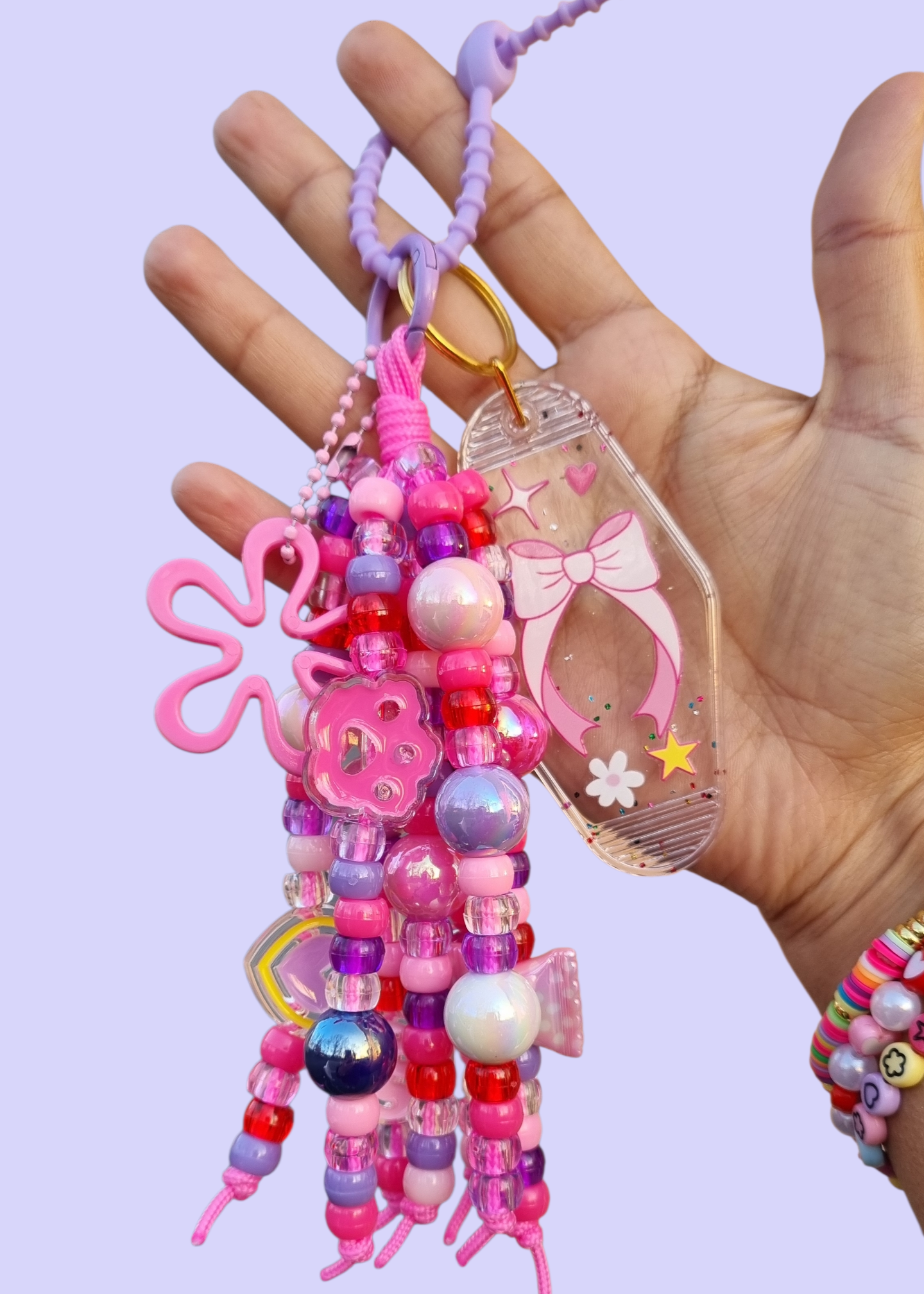 Pink Vibes Bagcharm 🎀