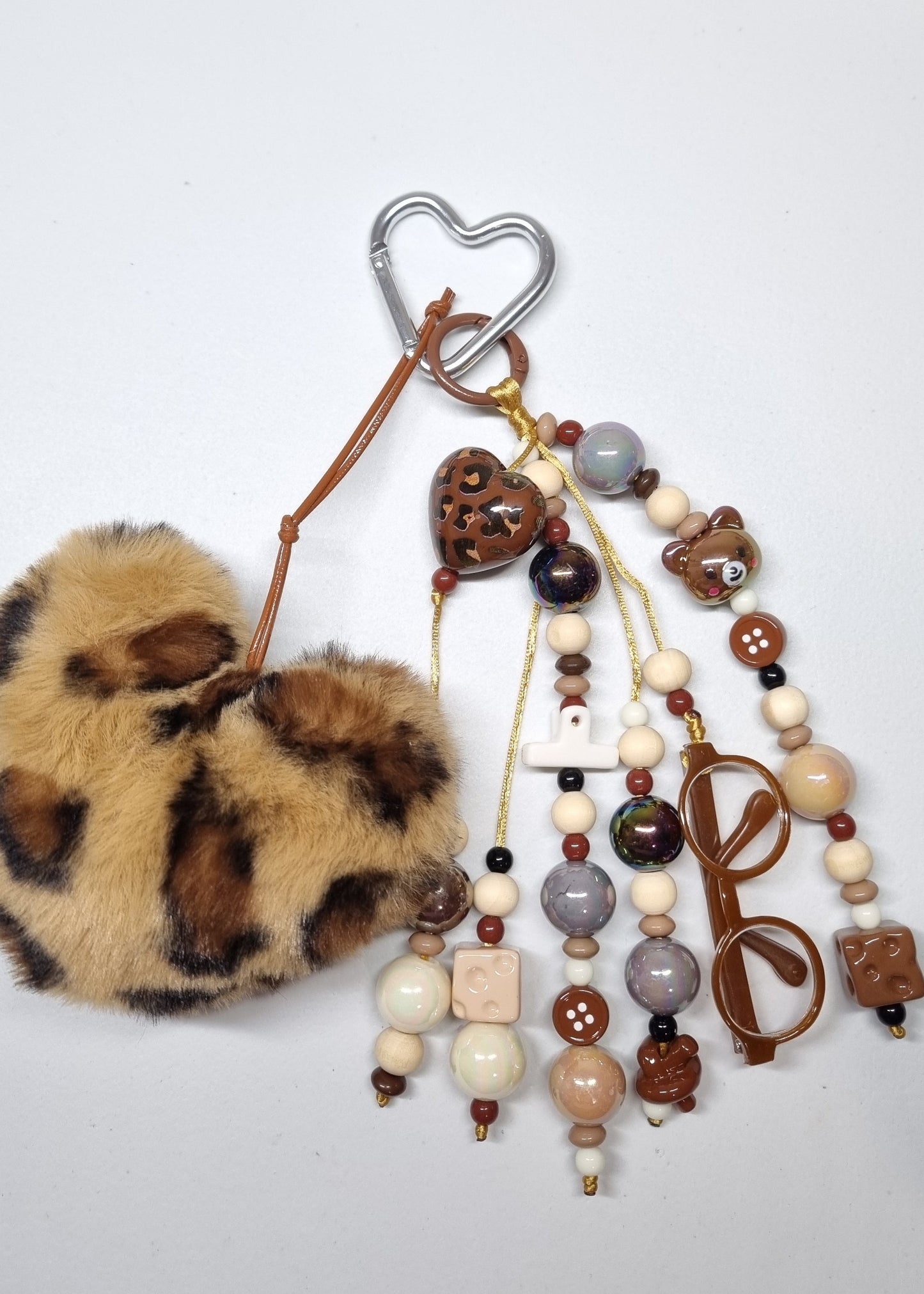 Leopard Heart Bagcharm 🤎