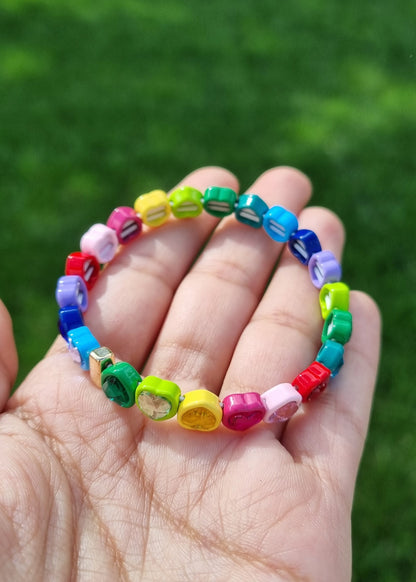 Hearts Bracelet 🩷💚💛