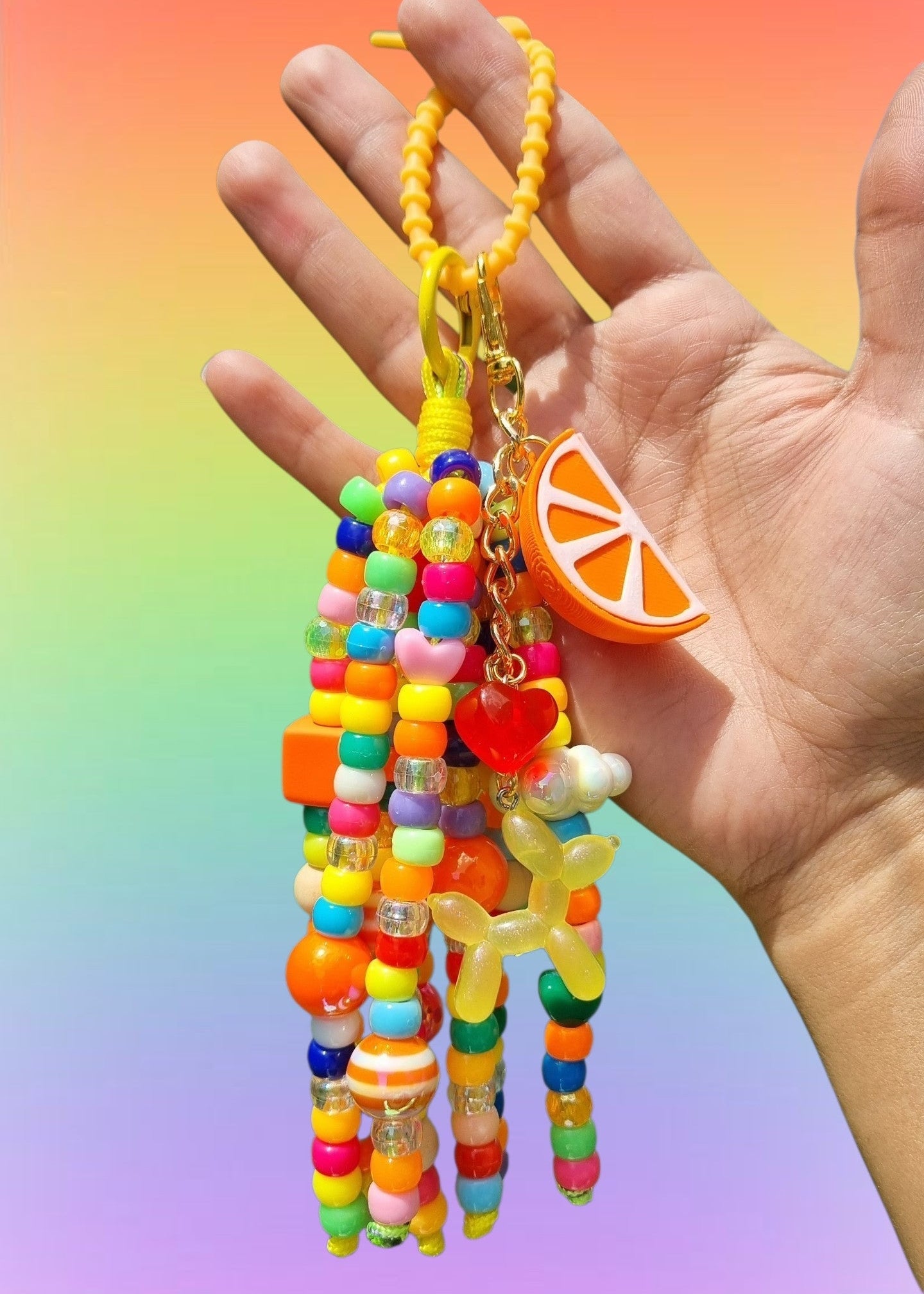 Summer vibes BagCharm🍊