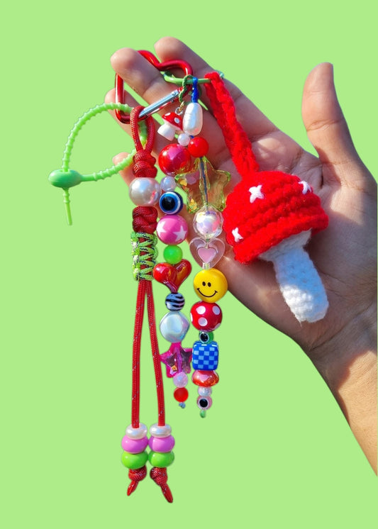 Mushroom Bag Charm 🍄