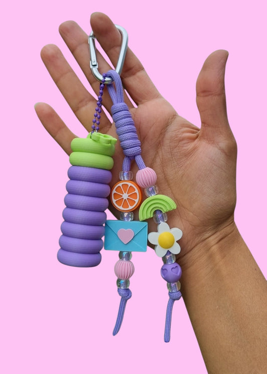 Pastel purple Bag Charm 💜