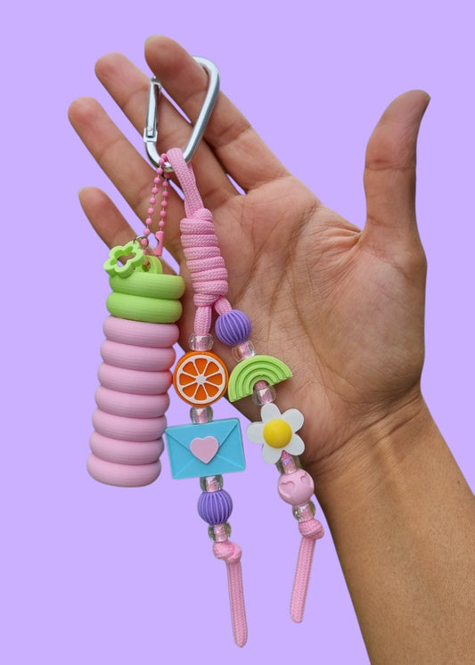 Pastel pink Bag Charm 💗