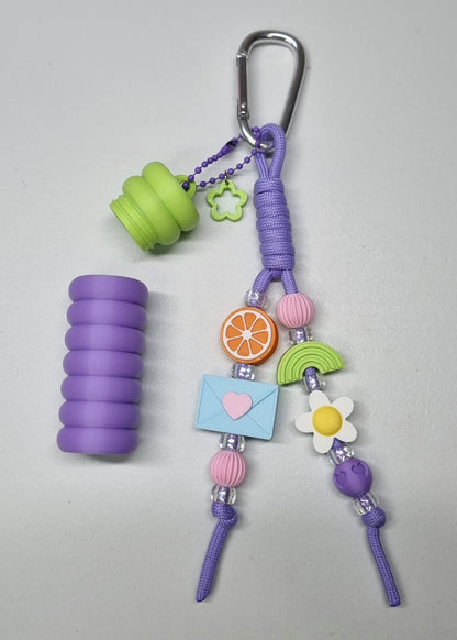 Pastel purple Bag Charm 💜