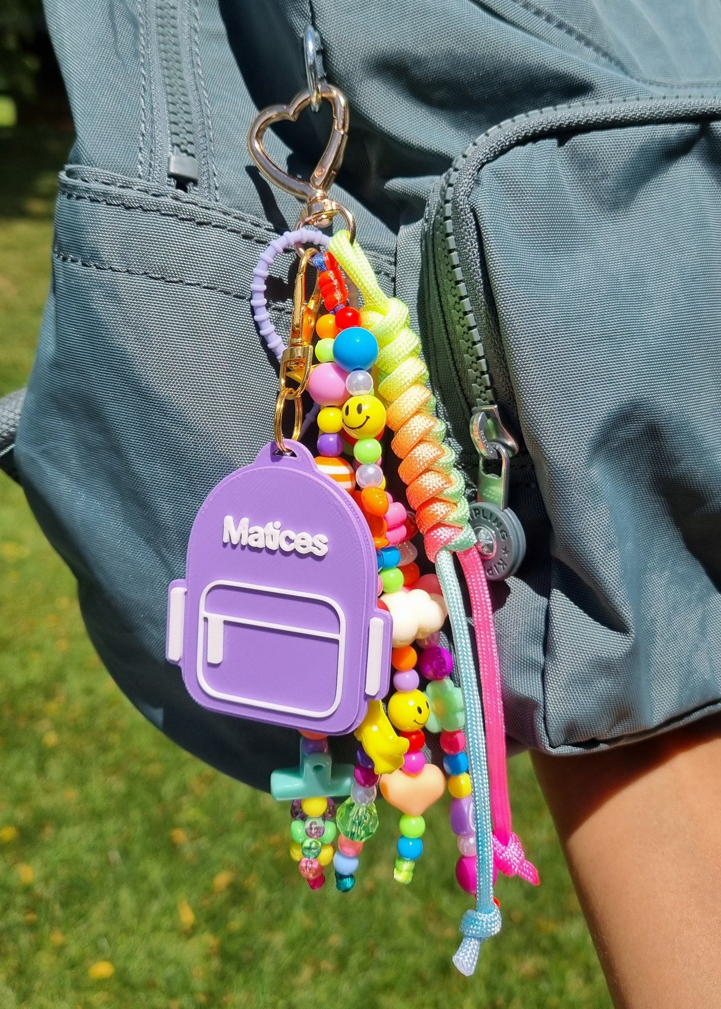 Back to School Bag Charm 🎒