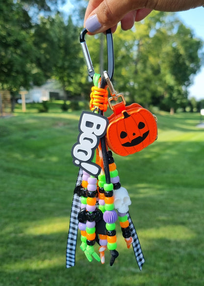 Halloween Pumpkin Bag Charm 🎃
