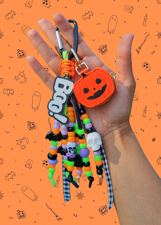 Halloween Pumpkin Bag Charm 🎃