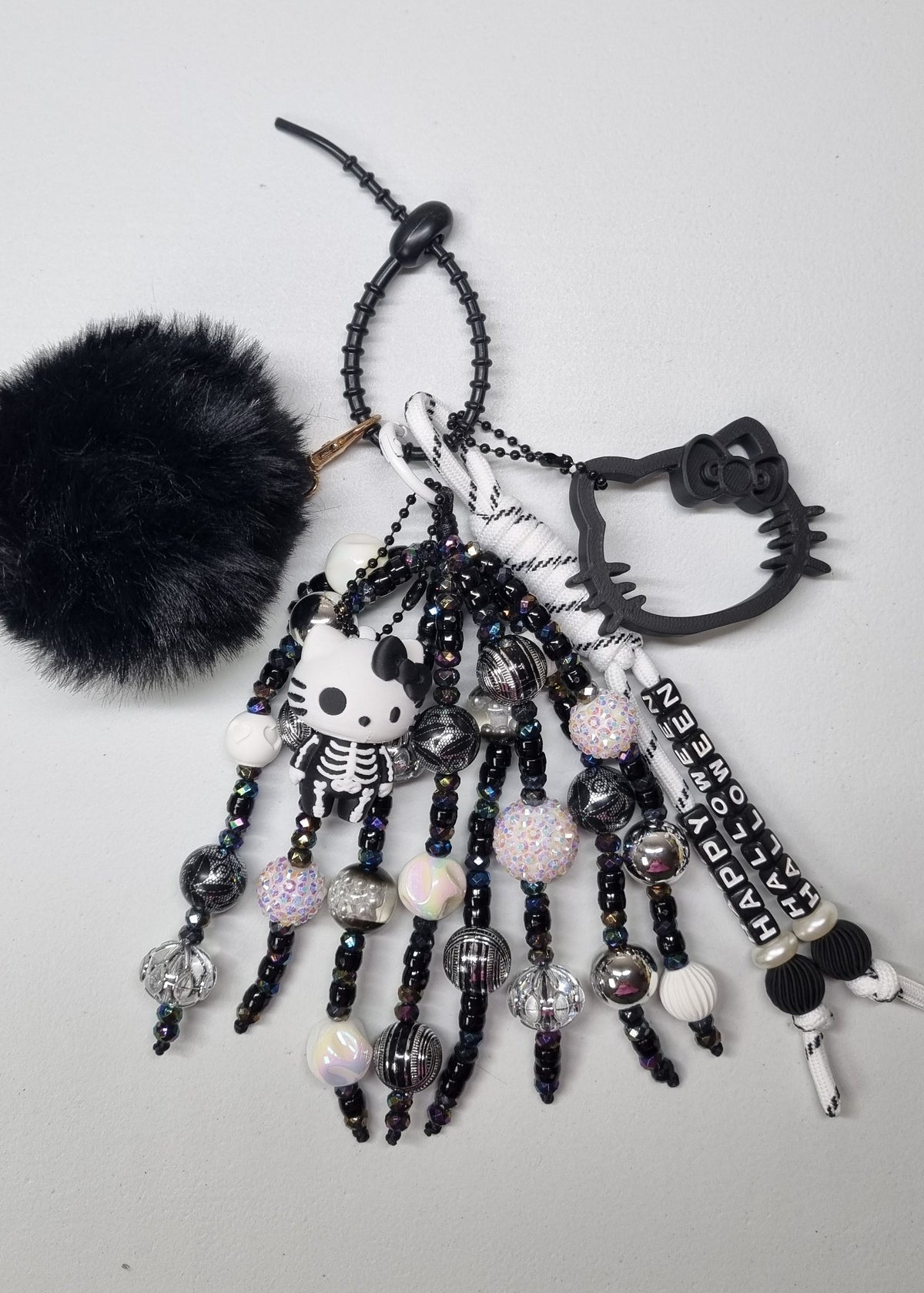 Halloween Kitty Bag Charm🖤