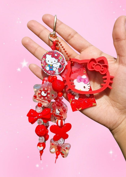 Kitty Red Bag Charm ❤️