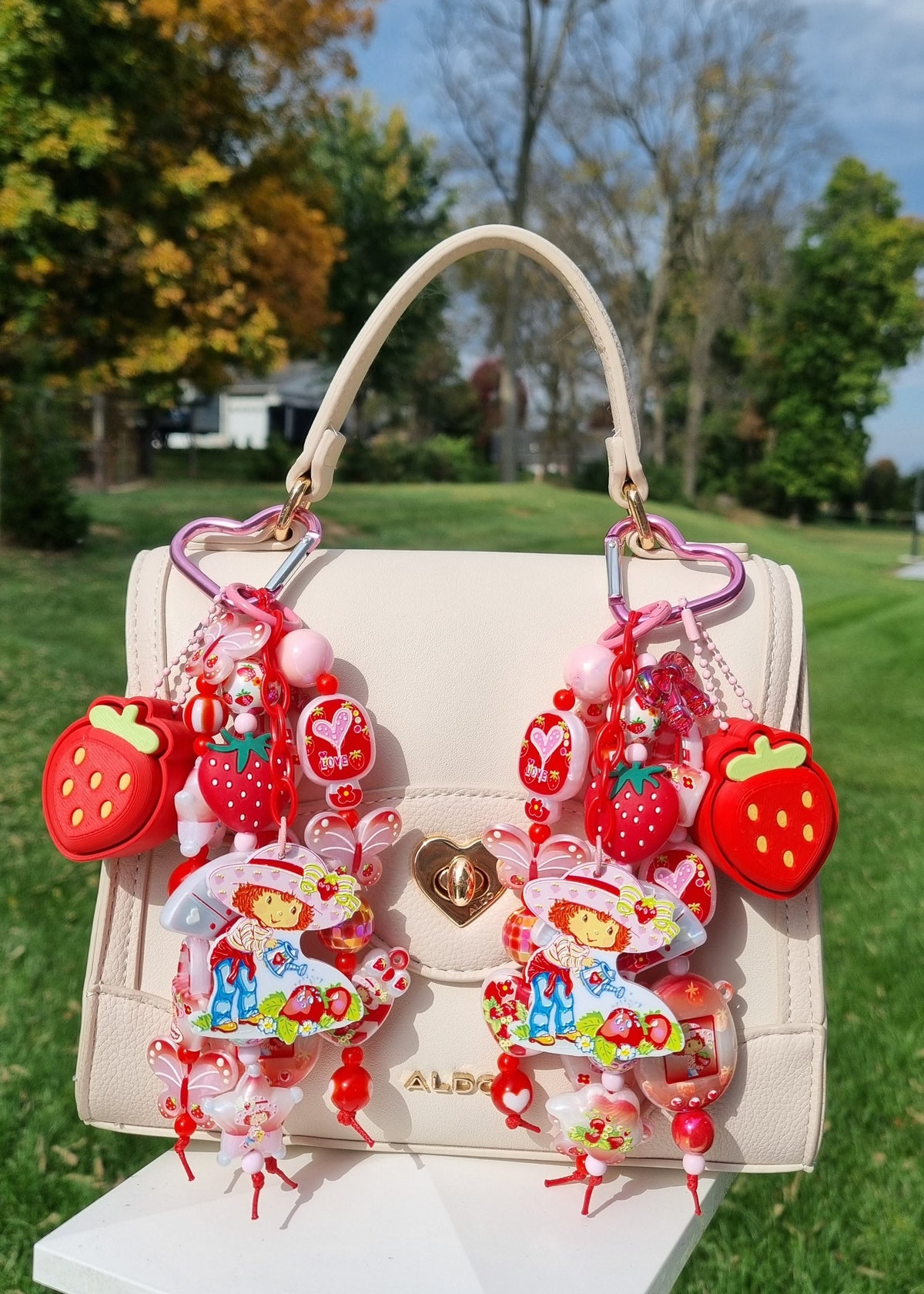 Strawberry Bag Charm 🍓
