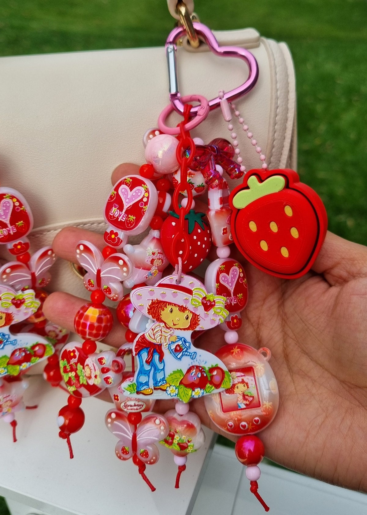 Strawberry Bag Charm 🍓
