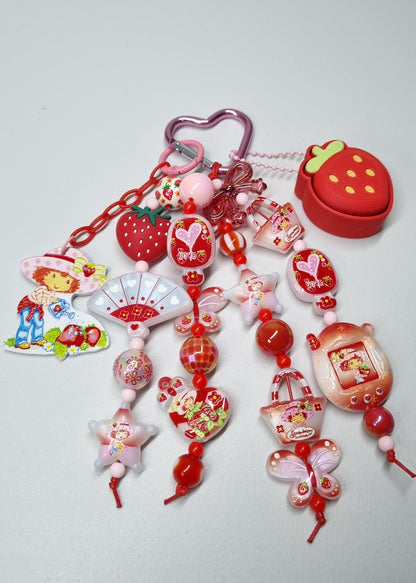 Strawberry Bag Charm 🍓