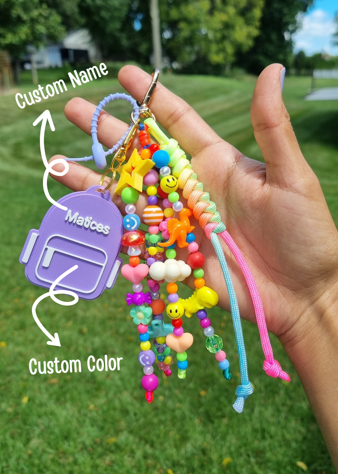 Back to School Bag Charm 🎒