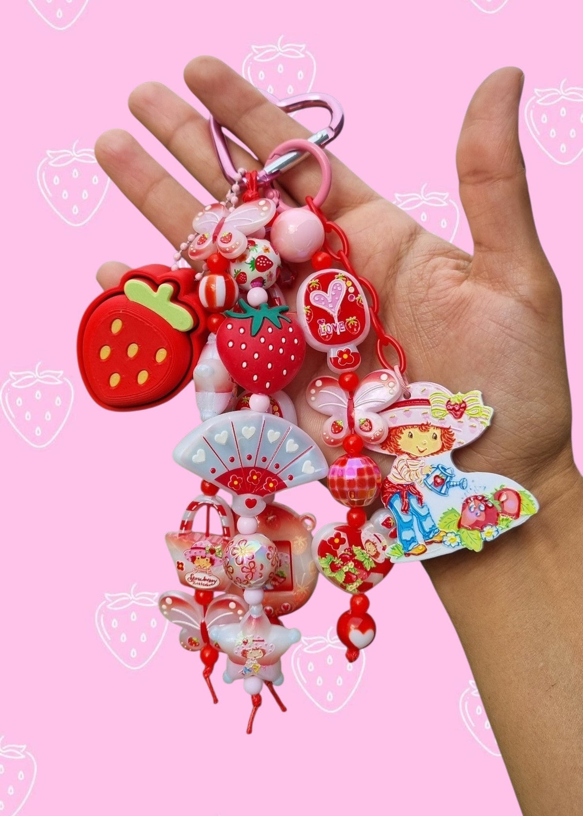 Strawberry Bag Charm 🍓