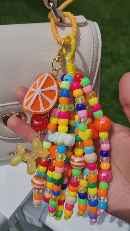 Summer vibes BagCharm🍊