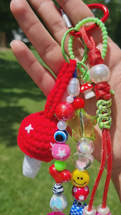 Mushroom Bag Charm 🍄