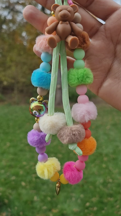 Fluffy Phone/Bagcharm 🧸