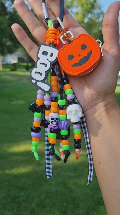 Halloween Pumpkin Bag Charm 🎃