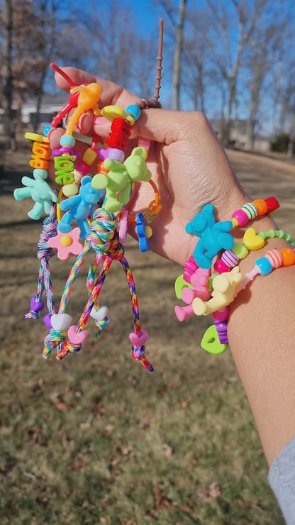 Colorful Bear Bag Charm🧸